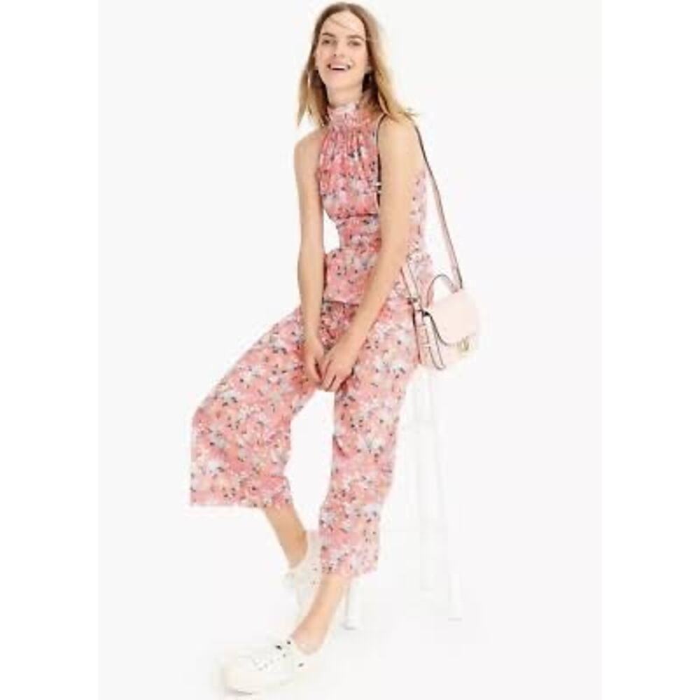 J.Crew High-Neck Jumpsuit in Liberty Josephine Floral - Size 4 - Picture 13 of 13